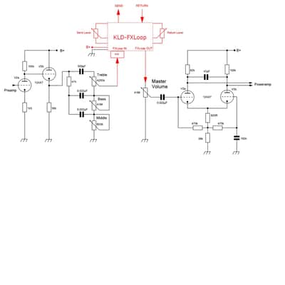 FX-loop of tube guitar amp by LND150 image 3