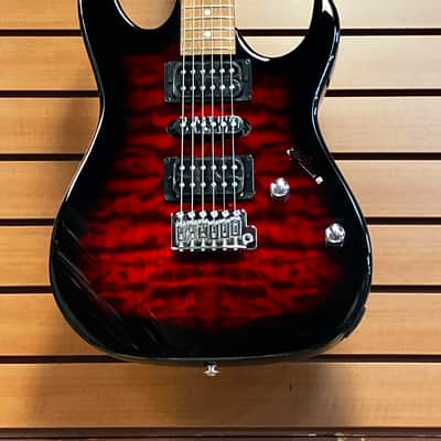 Ibanez Gio GRX70QA - Transparent Red Burst image 2