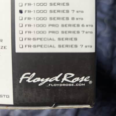 Floyd Rose FRTSS02000 OEM 1000 Series Stainless Steel Upgrade 7-String Locking Tremolo 2025 Black image 3