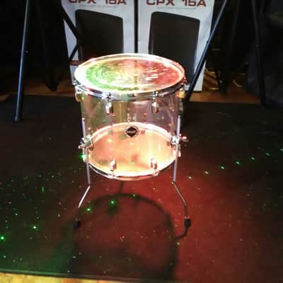 Crush Acrylic Drum Kit 7-Piece Clear Acrylic image 9