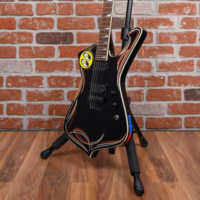 Ibanez ICT700 Iceman Black w/ Pinstripes 2011 w/OHSC Artist Owned image 5