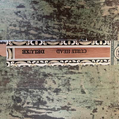 Taconic #208 4 String Electric Cigar Box Concert Ukulele - Arturo Fuente Curly Head - Video image 7