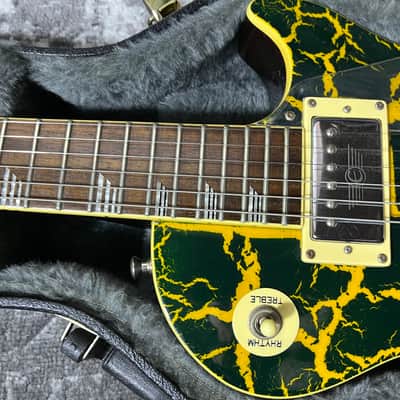 Epiphone Les Paul Nuclear Extreme 2001 - 2002 - Green Yellow Crackle image 16