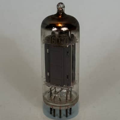 RCA 6CG7 6FQ7 Vintage Gray Plate Halo Getter Tube! T426 image 1