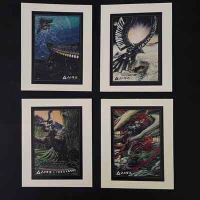 Rare Roland Aira Japanese Art Print Cards. TB-3, TR-8, VT-3, System-1 image 1