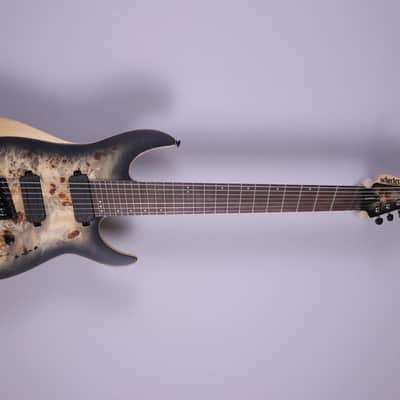 Schecter Reaper 7 Multiscale Charcoal Burst image 1