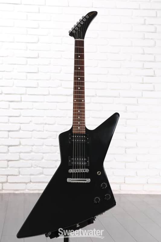 Gibson 80s Explorer Solidbody Electric Guitar - Ebony (Expl80Ebd2)