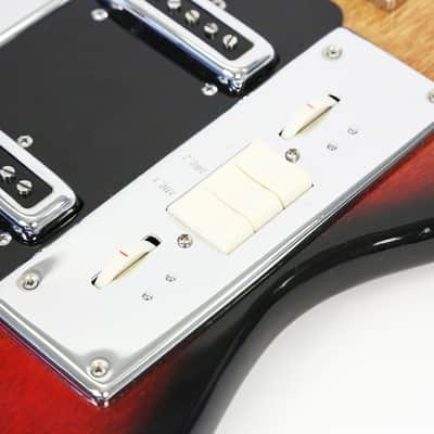 1966 Teisco Del Rey VN2 Baritone Electric Guitar - Very Cool Bari Model in 100% All Orig. Condition! image 21
