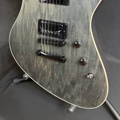 Schecter Avenger Standard Electric Guitar Charcoal Satin Ash Finish image 4