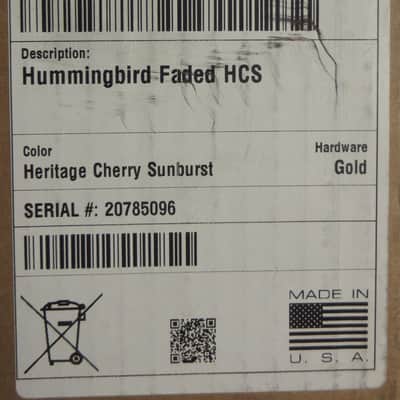 Gibson Hummingbird Faded - Heritage Cherry Sunburst image 12