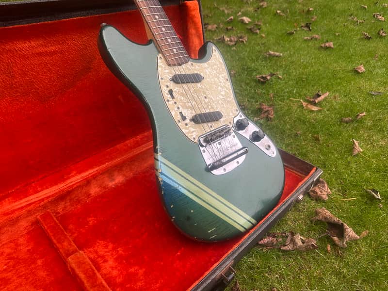 1969 Fender Mustang Competition Burgundy (Blue) image 1