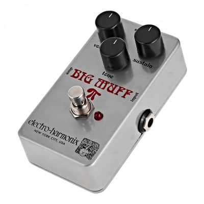 Electro-Harmonix Ram's Head Big Muff Pi Fuzz Guitar Effect Pedal - Silver image 4