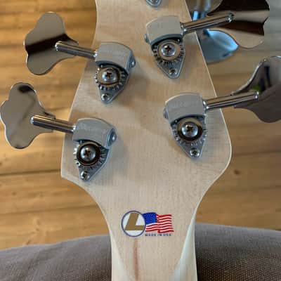 Dan Lakin Basses 5 string bass Inspired series  2021 Black image 7