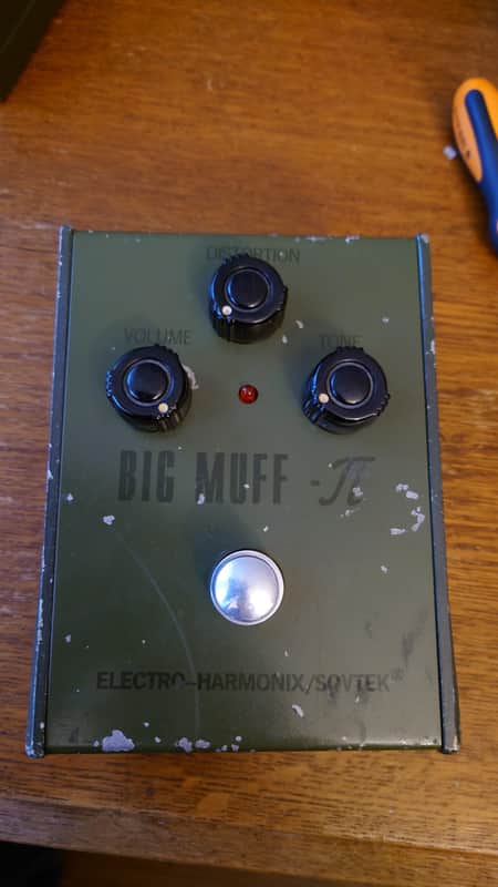 Electro-Harmonix Big Muff Pi V7 (Green Russian) 1994 - 2000 - Green image 1