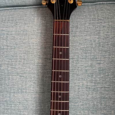 Extremely Rare: Hondo II Professional Japan H-1060 Semi-hollow 1981 - Wine image 6