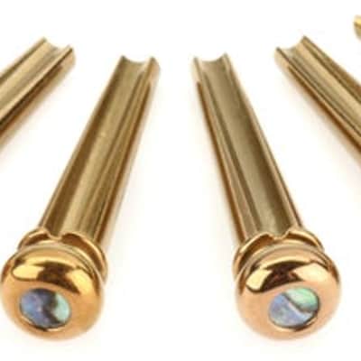Martin Luxe Liquid Metal Bridge Pin Set - Gold with Pearl Inlays image 2