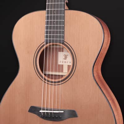 2025 NEW NECK Furch Blue Plus D-CM a Western Red Cedar / African Mahogany with Case CNR SYSTEM ACTIVE image 4