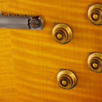NEW! Gibson Custom 1959 Les Paul Standard Reissue - Faded Peach Burst, Heavy Aged - 2026 Custom Collection Limited Edition - Authorized Dealer - Pre-Order image 12