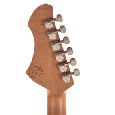 Novo Custom Miris J Light Distress Mocha w/Matching Headstock & Lollar Gold Foil Pickups (Serial #26986) image 7