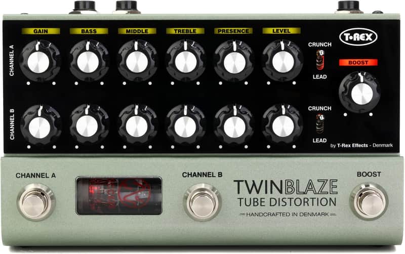 T-Rex Twin Blaze Tube Distortion Guitar Pedal image 1
