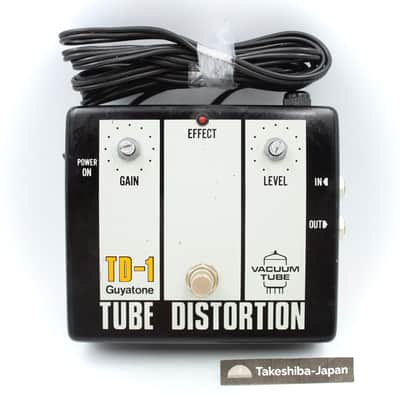 ギター Gyratone TD-1 Tube Distortion Guyatone TD-1 Tube Distortion W/Box Made in Japan '80s Vintage