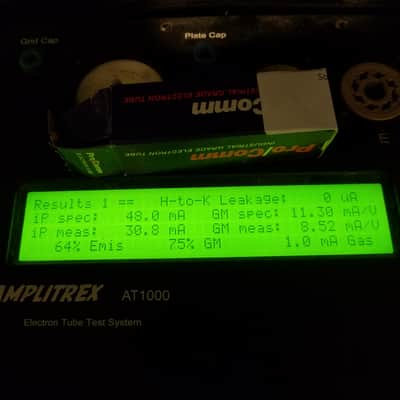 Amperex EL84 6BQ5 D getter AT1000 TESTED Vacuum Tube Philips Sittard X Holland beam power pentode 1954-1960 image 2