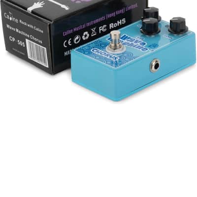 Caline CP-505 Wave Machine Chorus Guitar Effect Pedal True Bypass Aluminum Alloy image 4
