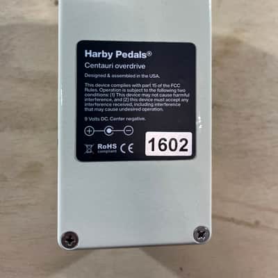 Harby Centauri Overdrive / Boost Pedal – Klon Style Transparent OD – Excellent Condition image 3