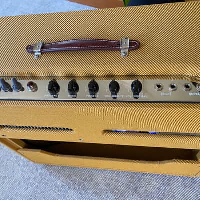 '57 Custom Twin-Amp 2-Channel 40-Watt 1x15" Guitar Combo image 12