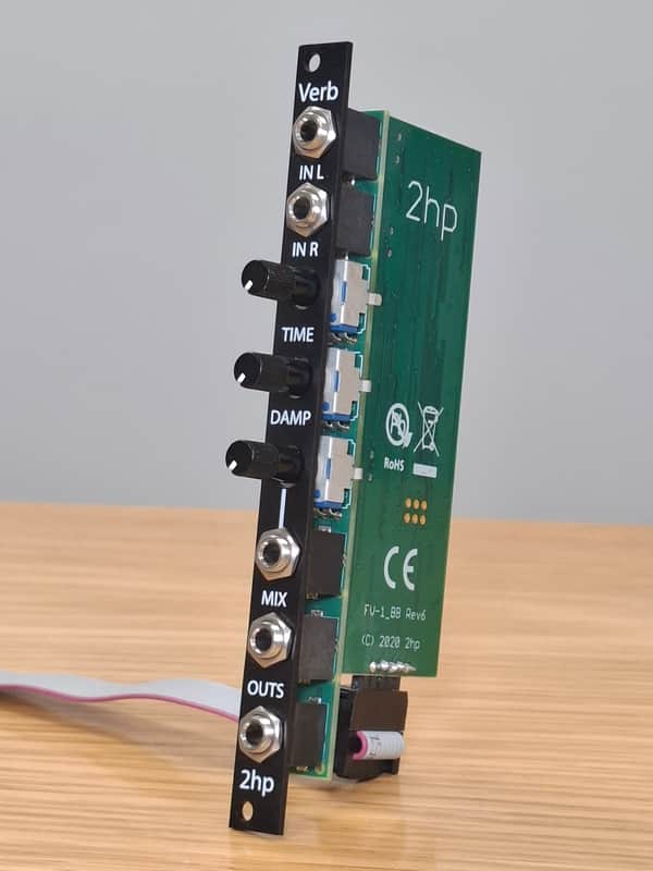 2hp Verb Stereo Reverb Modular Effect FX Eurorack image 1