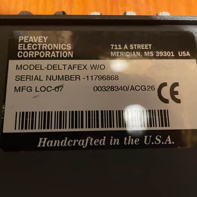 Peavey Dual DeltaFex Multi-Effects Processor 2010s - Silver image 5