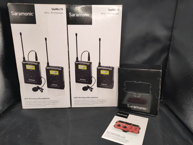 Saramonic UwMic15 + SR-PAX1 Noire image 1