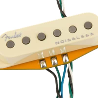 Fender Gen 4 Noiseless Stratocaster Pickups Set Of 3 Aged White image 10