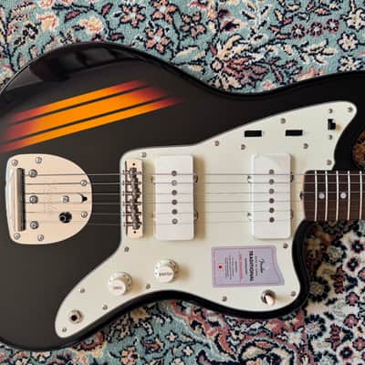 2025 Fender Traditional 60s Competition Jazzmaster Made in Japan black image 2