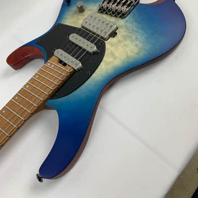 Ibanez QX54QM Blue Sphere Burst Matte BSM Q Series Quest Standard -NEW + GIG BAG - ACTUAL PICS IN AD image 12