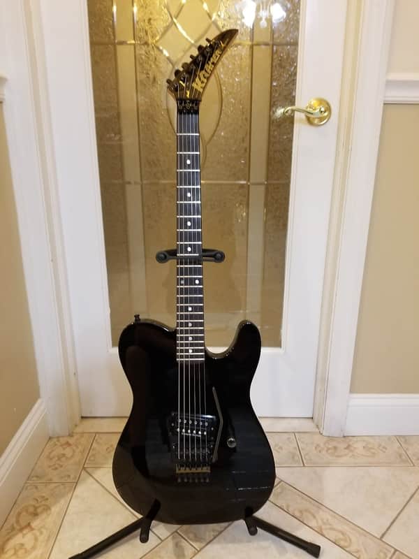 Kramer Mick Mars Telecaster Telecaster/Baretta 80's Black image 1