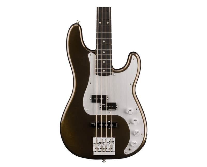 Used Fender American Ultra II Precision Bass - w/Ebony FB- Texas Tea image 1
