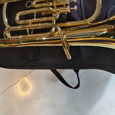 Kanstul Model 190 G Baritone Bugle - Silver Plated | Reverb