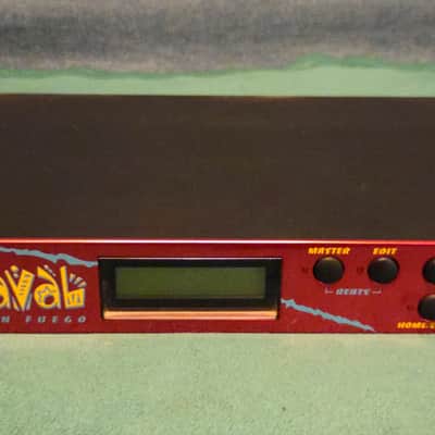 E-MU Systems Carnaval 'Jugando Con Fuego' Rackmount 32-Voice Synthesizer 1997 - Red