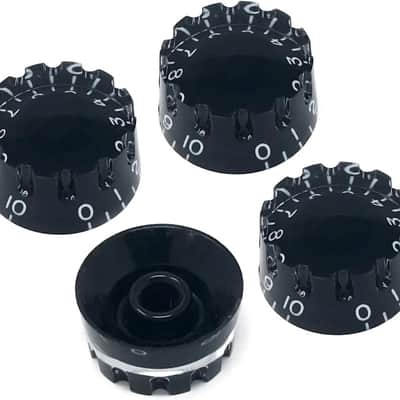 Black Speed Knobs Electric Guitar (Set of 4) image 2