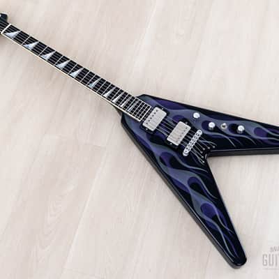2002 Jackson USA Dave Mustaine Y2KV Black Ghost Flames w/ Hangtags & Case image 11