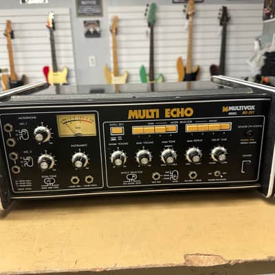 Multivox MX-201 Multi Echo Tape Delay and Reverb 1970s - Black image 2