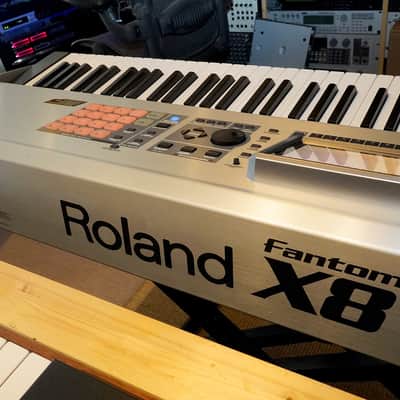 Roland Fantom-X8 88-Key Workstation Keyboard 2003 - 2004 - Silver image 10
