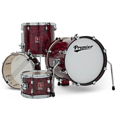Premier Artist Heritage Series 16" Four-Piece Birch Drum Shell Pack Burgundy Pearl PAH16-4SPBUW image 3