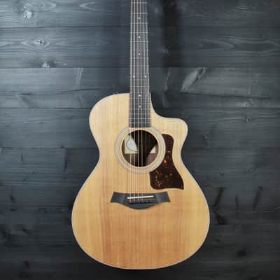 Taylor 212ce Walnut / Torrified Spruce Grand Concert Demo Model image 2