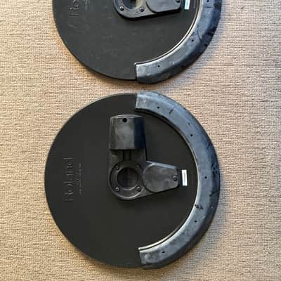 (2) Roland CY-8 Dual Trigger V-Drum Cymbal Pads (STUDIO GEAR) image 2