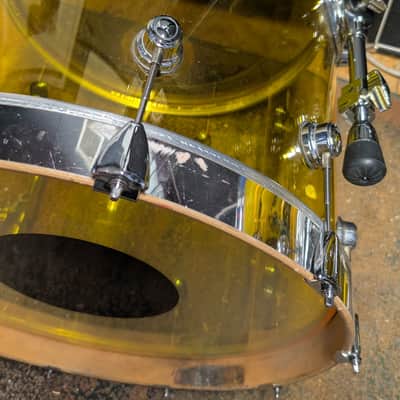SJC Custom Drums 2007 - Yellow Acrylic image 10