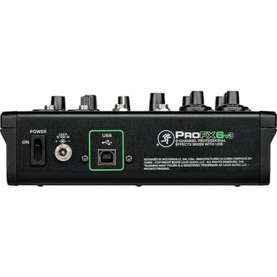New - Mackie ProFX6v3 6-channel Mixer with USB and Effects image 4