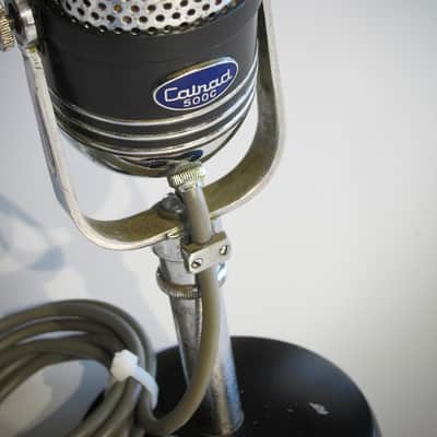 Calrad 500C Microphone Desk Mic with stand Circa-1960s-Chrome & Black` image 20