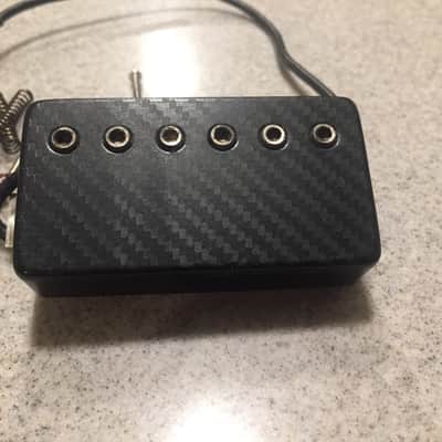Bare Knuckle 53 mm Humbucker Carbon Fiber Tattoo Cover Bridge Humbucker image 7